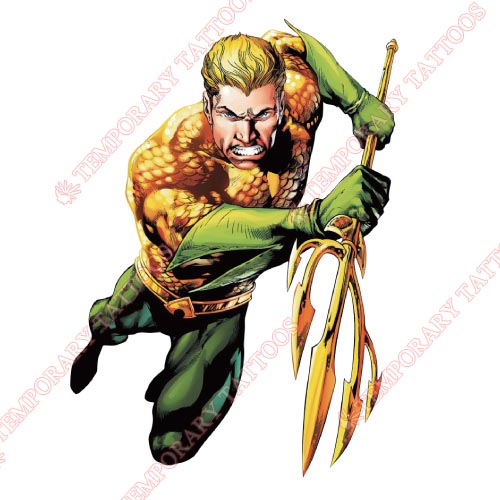 Aquaman Customize Temporary Tattoos Stickers NO.446